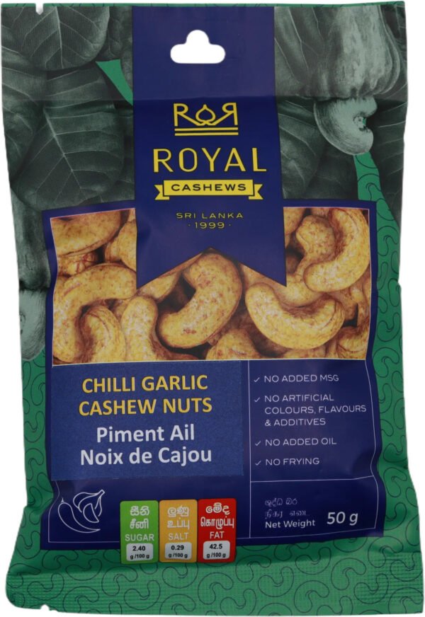 Chilli Garlic Cashew Nuts